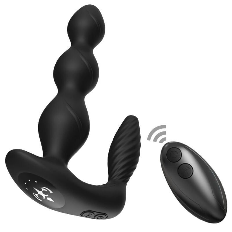 Armony - Manfun Vibrator & Anaal Plug Stimulator Afstandsbediening Zwart