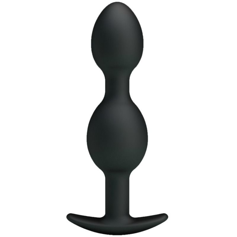 Pretty Love - Siliconen Anale Ballen 12,5 cm Zwart