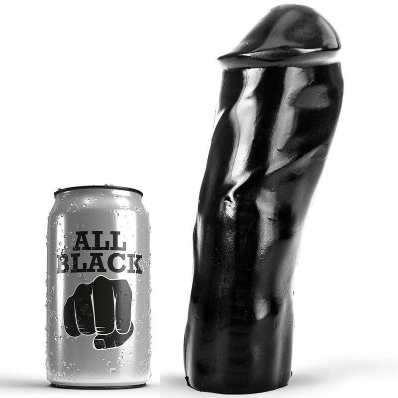 All Black - Realistische Dildo 20 cm