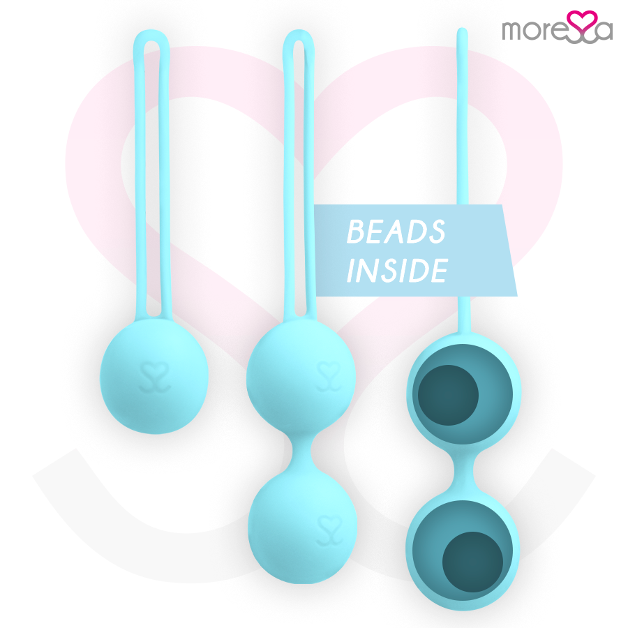 MORESSA - OSIAN SET Osian Eén; 51 Gr / Osian Twee; 101 Gr / Osian Drie 85 gr PREMIUM SILICONEN TURQUOISE
