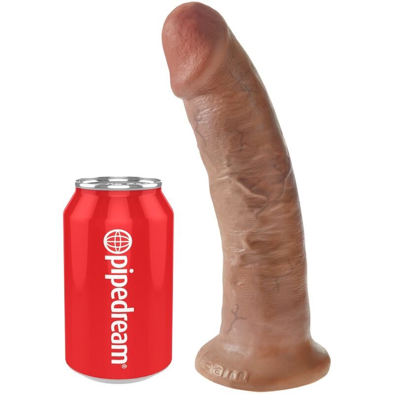 King Cock - Realistische Penis 21,7 cm Karamel