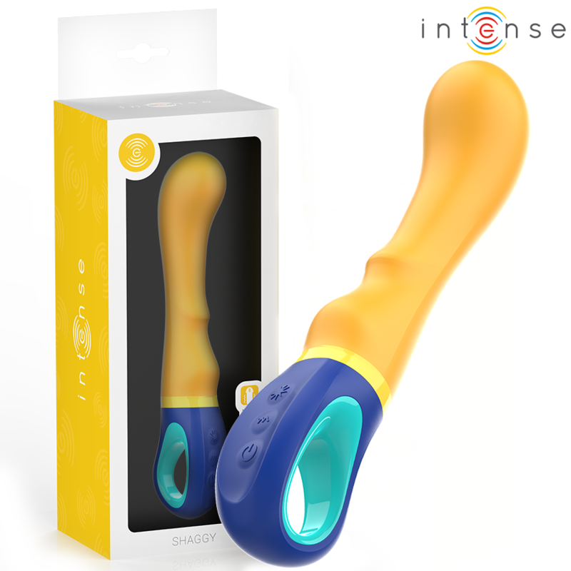 Intense - Shaggy G-Spot Vibrator Geel