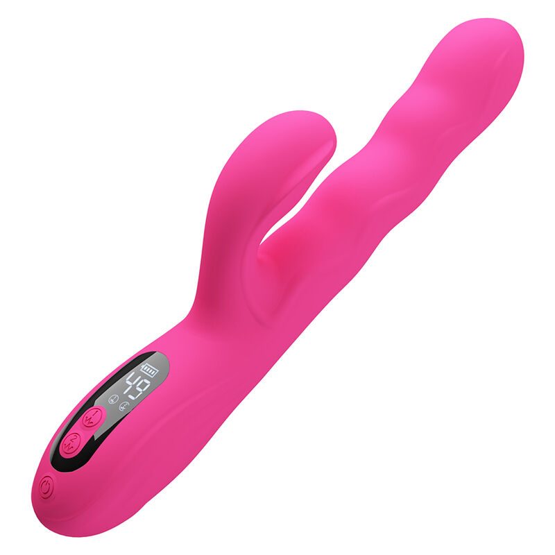 Pretty Love - Winters Multifunctionele Konijnenvibrator Met LED-Display Roze