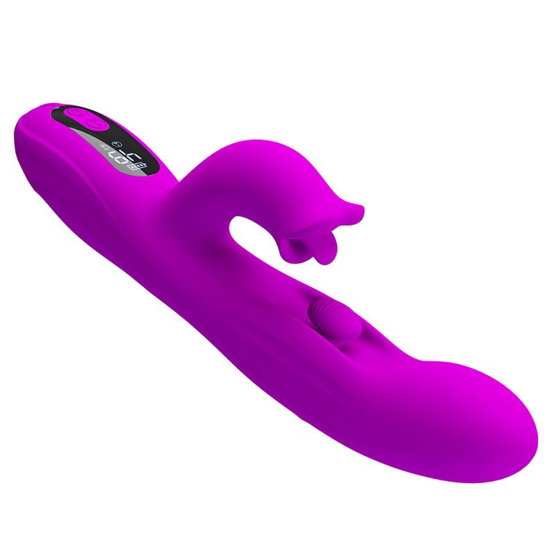 Pretty Love - Yalanda Konijn Oscillerende Vibrator Met LED-Display Paars