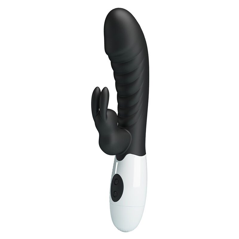 Pretty Love - Naughty Bunny 30 Functies Konijnvibrator Zwart