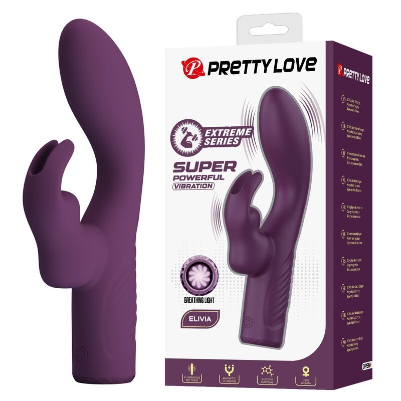 Pretty Love - Olivia Oplaadbare Konijnenvibrator Met 10 Functies