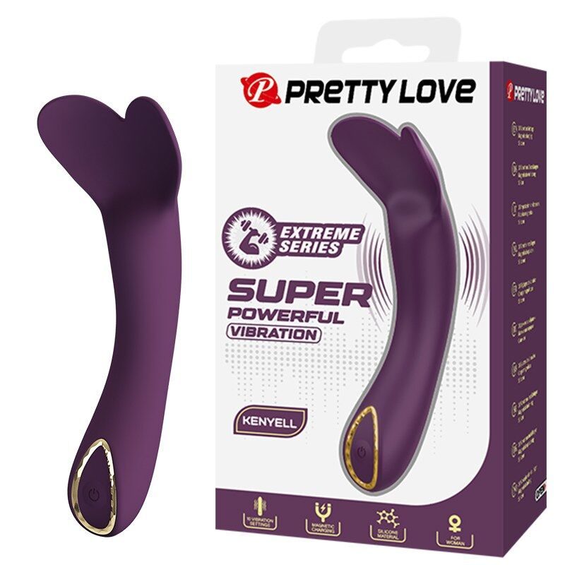 Pretty Love - Kenyell Oplaadbare Vibrator Met 10 Functies, Paars