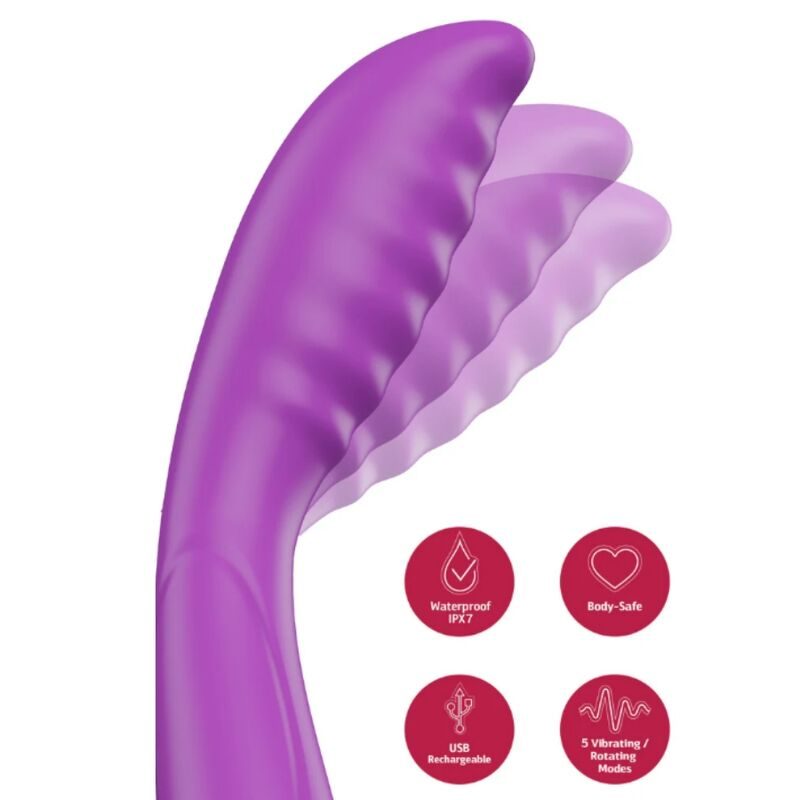 She.e.o - Paarse G-Spot Trappende Vibrator