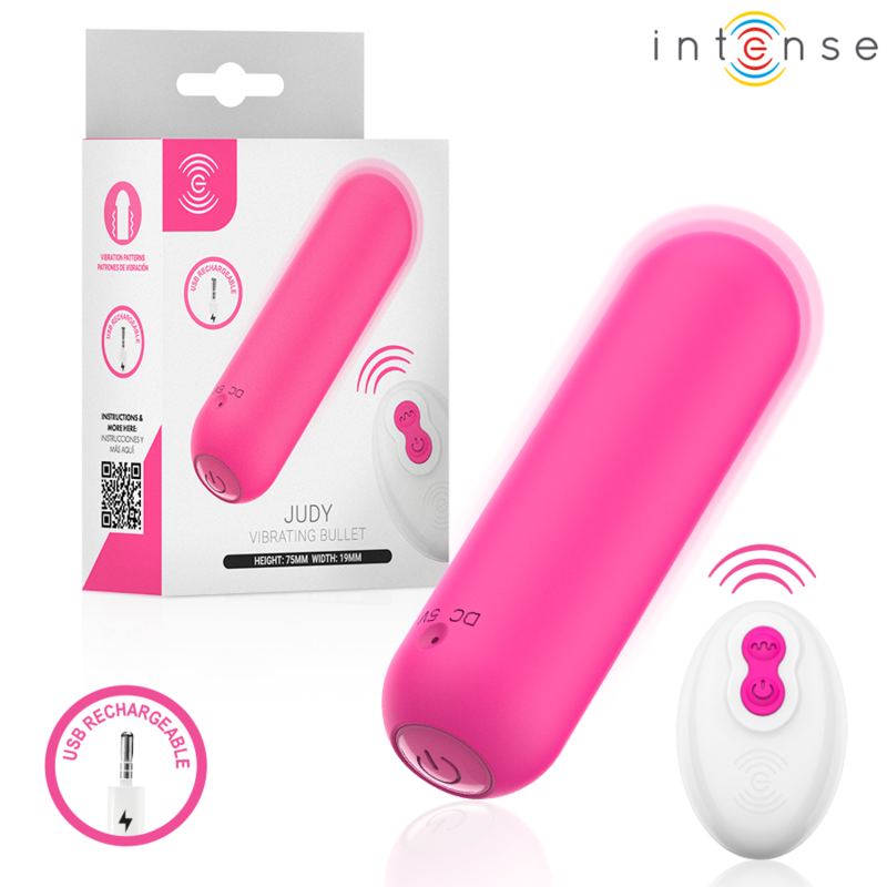 Intense - Judy Oplaadbare Vibrerende Kogel Met Afstandsbediening Roze