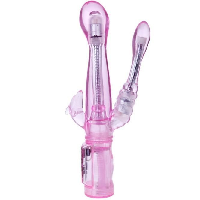 Baile - Flexibele Vibrator Met Anale Stimulator