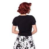 Vintage vest met korte mouwen