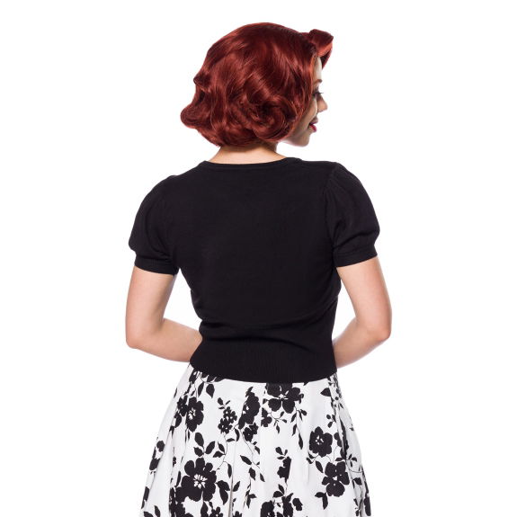 Vintage vest met korte mouwen