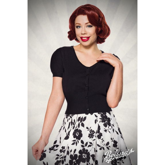 Vintage vest met korte mouwen