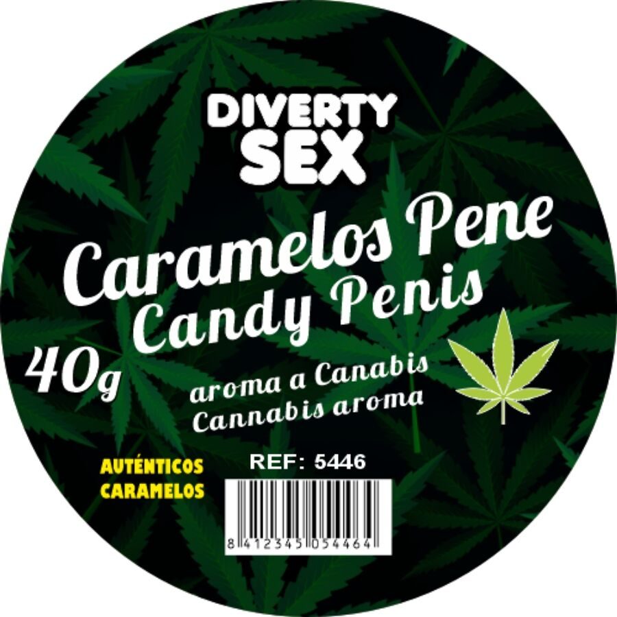 Diablo Goloso - 20 Penis Snoepjes Cannabis Aroma - afbeelding 2