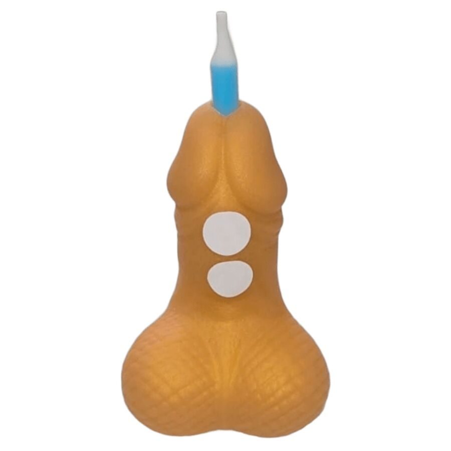 Diablo Picante - Penis Verjaardagsnummer Kaars Gouden