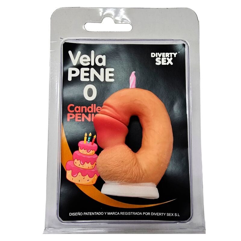 Diablo Picante - Peniskaars In De Vorm Van Het