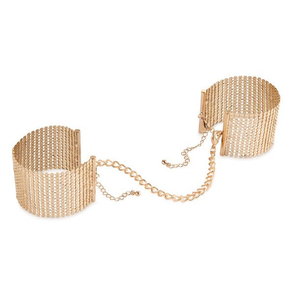 Bijoux Indiscrets - Dãsir Mãtallique Goud Metalen Mesh Handboeien