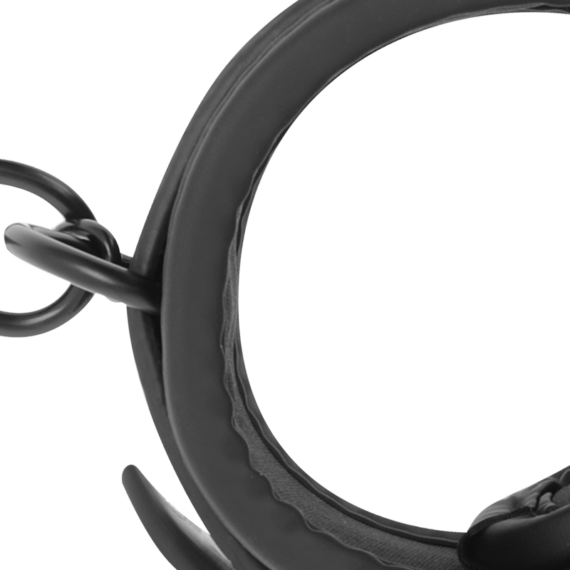 Fetish Submissive - Vegan Lederen Enkelmanchetten Met Nopreen Voering - afbeelding 6