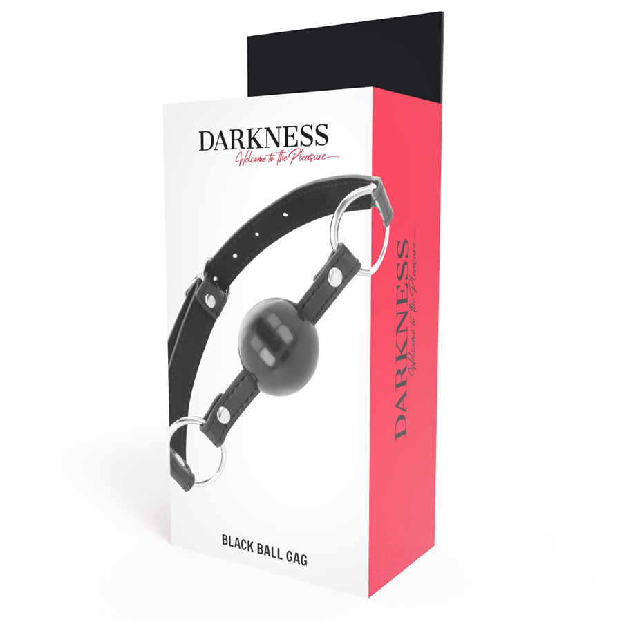 Darkness - Zwarte Bal Gag - afbeelding 4