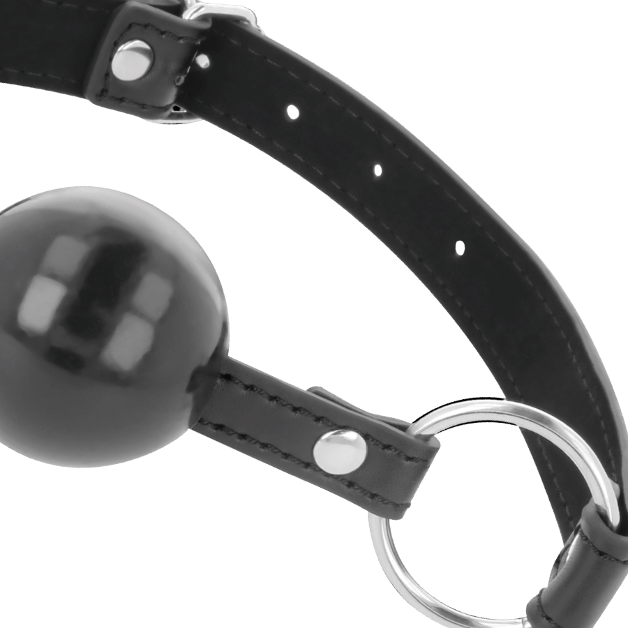 Darkness - Zwarte Bal Gag - afbeelding 3