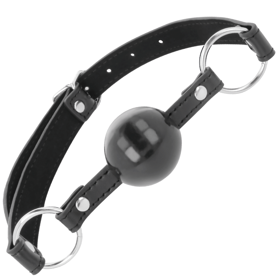 Darkness - Zwarte Bal Gag - afbeelding 2