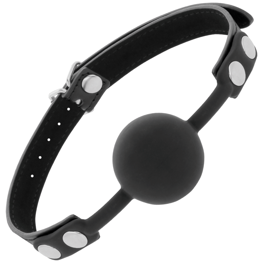 Darkness - Zwarte Siliconen Gag - afbeelding 2