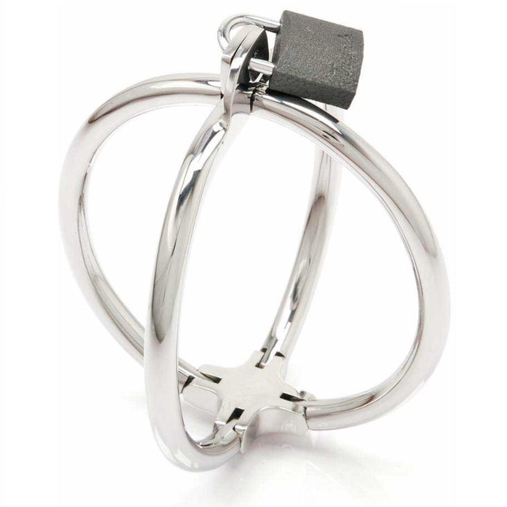 Metal Hard - Criss Cross Handboeien Beperkingen Roestvrij Staal