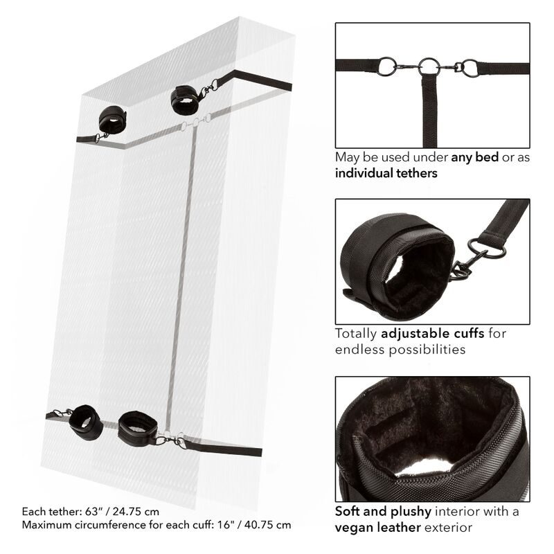 Calexotics - Boundless Rode Bevestigingsset Bedbevestiging - afbeelding 5