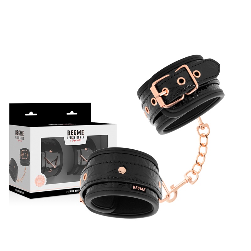 Begme - Black Edition Neopreen Voering Handboeien - afbeelding 2