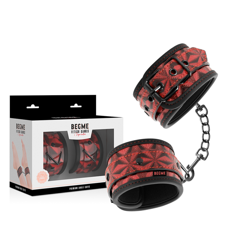 Begme - Red Edition Neopreen Voering Enkelmanchetten - afbeelding 2
