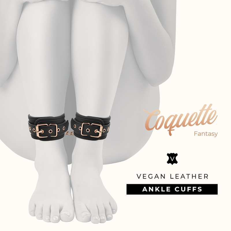 Coquette Chic Desire - Fantasy Neopreen Gevoerde Enkelmanchetten - afbeelding 2