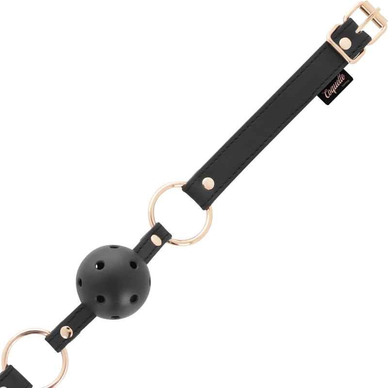 Coquette Chic Desire - Fantasie Ademende Vegan Lederen Gag - afbeelding 5