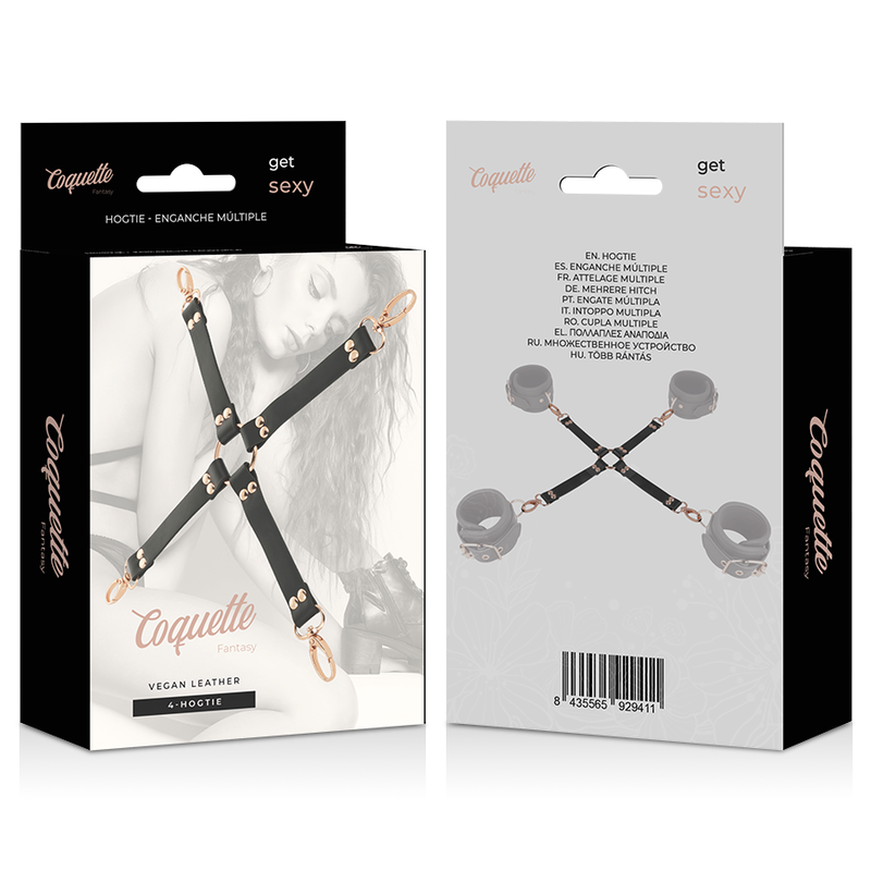 Coquette Chic Desire - Fantasy Hog Tie Vegan Leer - afbeelding 6