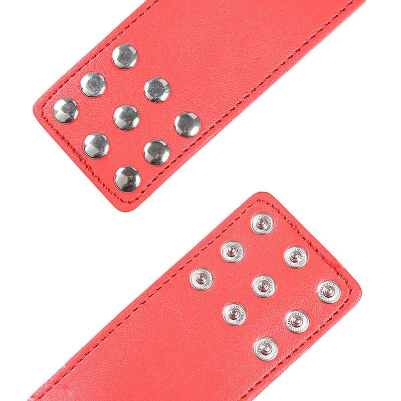 Ohmama Fetish - Rode Handboeien Met Kliksluiting - afbeelding 5