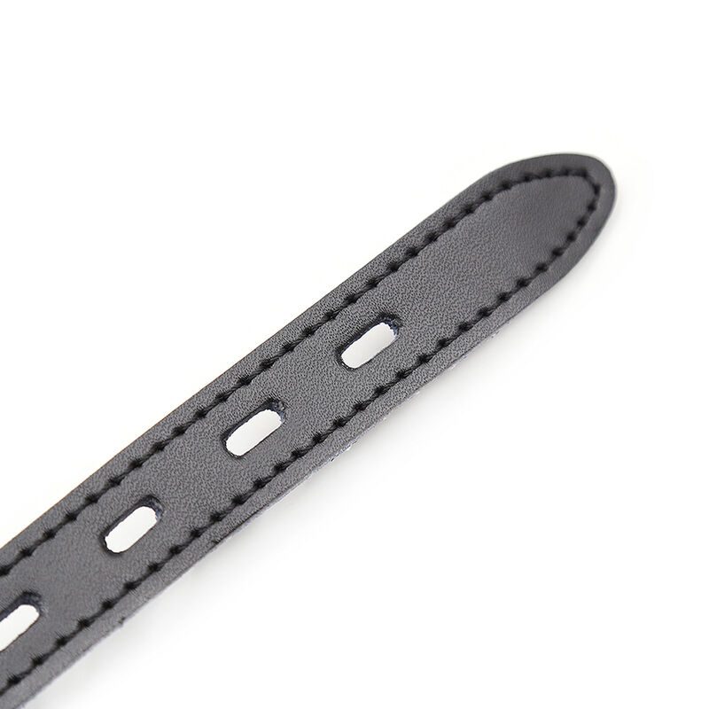 Ohmama Fetish - Siliconen Gag Met Lederen Band (Hangslot Inbegrepen) - afbeelding 7