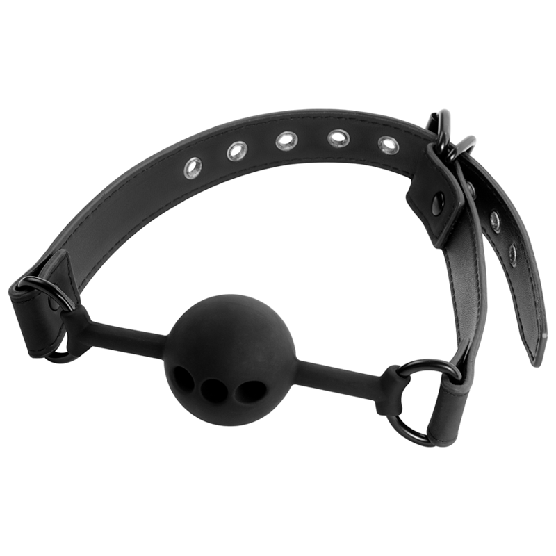 Fetish Submissive Bondage - Ademende Siliconen Bal Gag