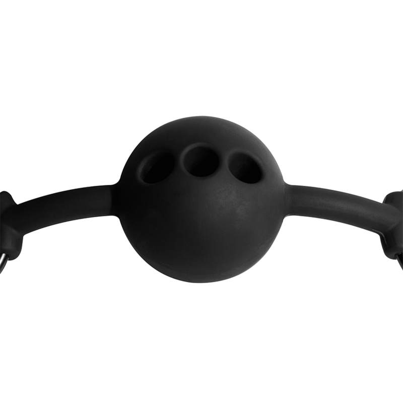 Fetish Submissive Bondage - Ademende Siliconen Bal Gag - afbeelding 5