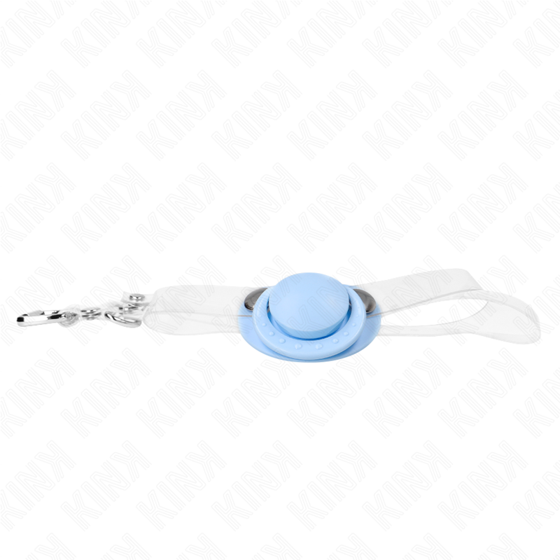 KINK - FOPSPEENVORMIGE GAG 5,5 x 4 CM LICHTBLAUW VERSTELBAAR 43-60 CM - afbeelding 3