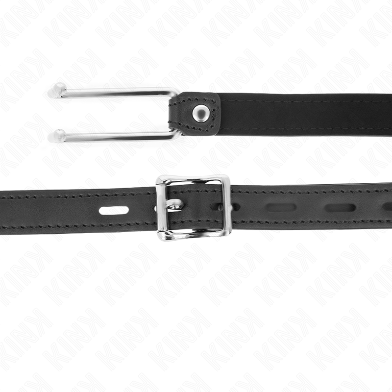 Kink - 11,5 cm Metalen Haak Gag Met Verstelbare Lederen Band 39-58 cm X 2 cm - afbeelding 4
