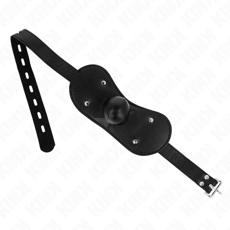Kink - Verstelbare Vergrendelbare Bal Gag Mondmasker 42-60 cm