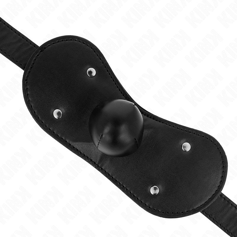 Kink - Verstelbare Vergrendelbare Bal Gag Mondmasker 42-60 cm - afbeelding 4