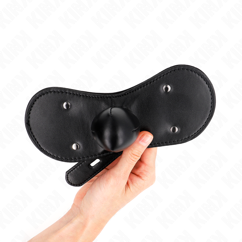 Kink - Verstelbare Vergrendelbare Bal Gag Mondmasker 42-60 cm - afbeelding 3