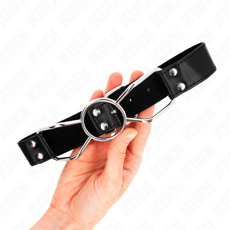 Kink - Gag 60 X 3 cm Spinnenmond Maat M 4,5 cm - afbeelding 3