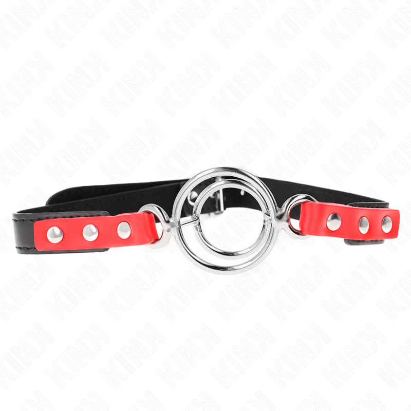 Kink - 4/4,8 cm Rood Verstelbare Multi-O-Ring Gag 38 X 56 cm