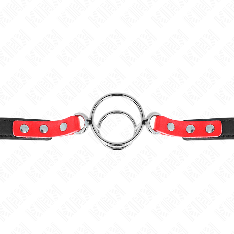 Kink - 4/4,8 cm Rood Verstelbare Multi-O-Ring Gag 38 X 56 cm - afbeelding 4