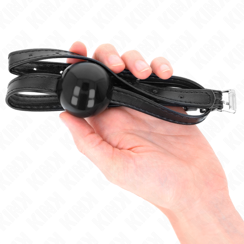 Kink - Simplicity Kleine 4CM Ball Gag Met Band - afbeelding 4