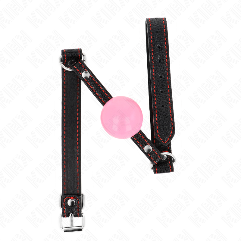 KINK - 4 CM ROZE GOUDEN BAL GAG 60 x 2 CM