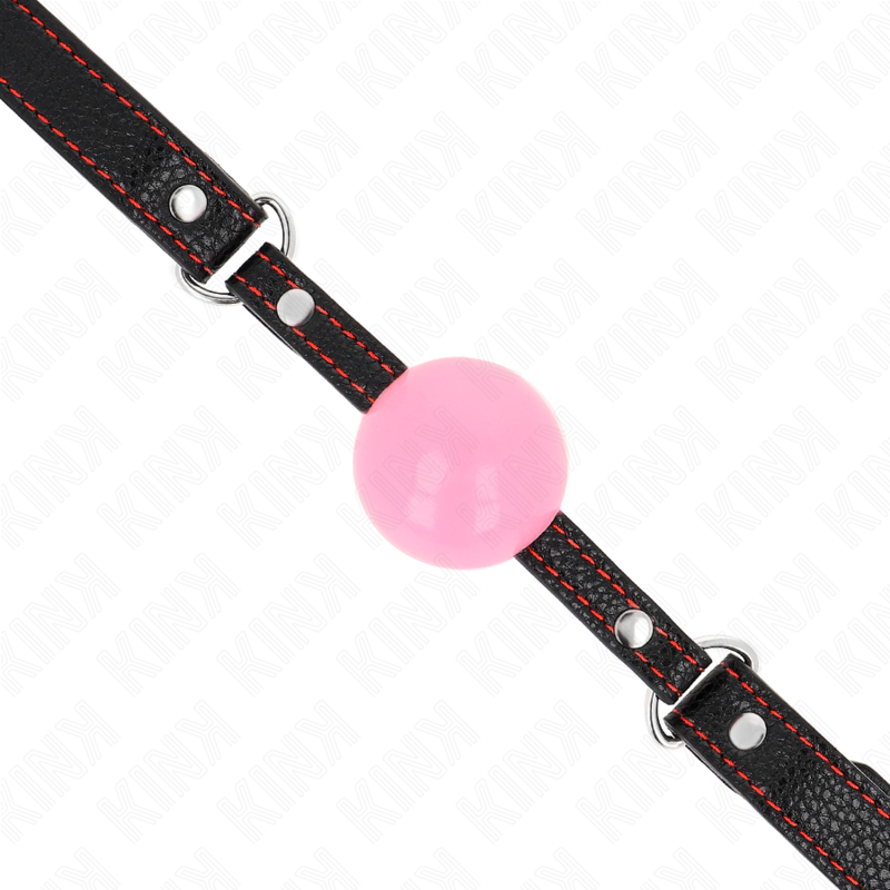 KINK - 4 CM ROZE GOUDEN BAL GAG 60 x 2 CM - afbeelding 4