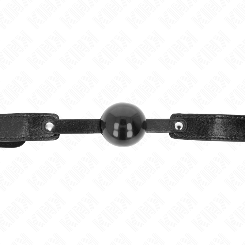 KINK - 4 CM ZACHTE TPE BALL GAG MODEL 2 65 x 2,5 CM - afbeelding 3