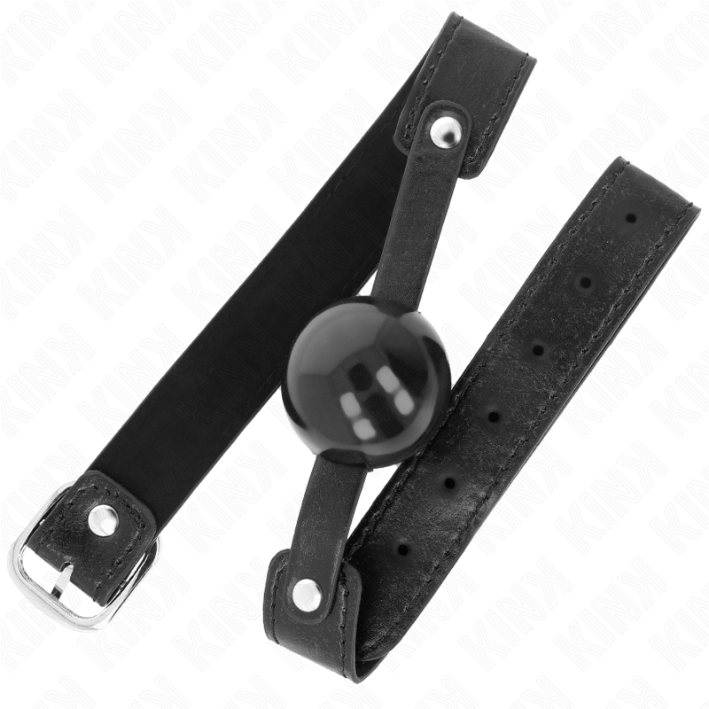 KINK - 4 CM ZACHTE TPE BALL GAG MODEL 2 65 x 2,5 CM - afbeelding 2